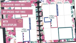 August 2021 BFF Spreads Part Three