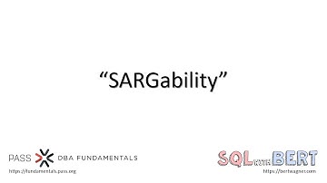 SARGability - DBA Fundamentals Quick Tip