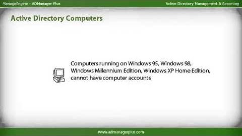 Active Directory Computer Objects - ManageEngine ADManager Plus