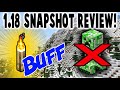 FIRST 1.18 Minecraft Update! BUFF Lights, 7 New Biomes + MORE