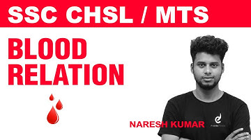 Blood Relations - Reasoning by Naresh Kumar | SSC Exam Coaching | VERANDA RACE SSC