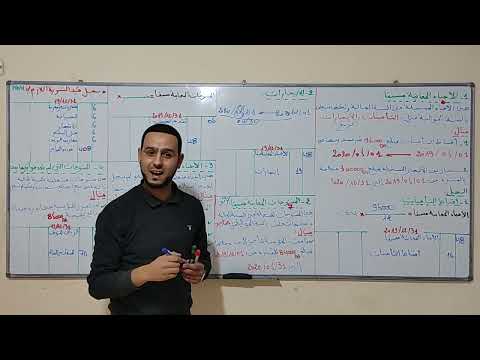 الحصة 17 الوحدة 6 تسوية الأعباء والمنتوجااات كل القيود والحالات ياتفهم ياتفهم