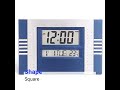 NXZ Promotional Wall Clock,  Battery Operated Large LCD Wall Clock NXZ5850