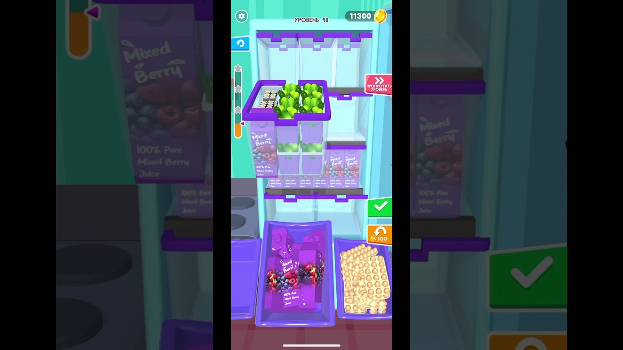 Fill Up Fridge - All Levels Walkthrough Gameplay Level 48 (IOS) Part 1 