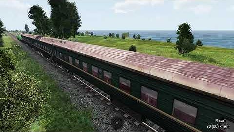 ArmA 3 - Train ride to the Capital of Chernarus, Chernogorsk.