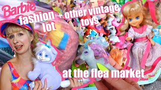 TOYHUNTING luck at my local flea market  90s Barbie fashion, vintage My Little Pony, Kitty Surprise