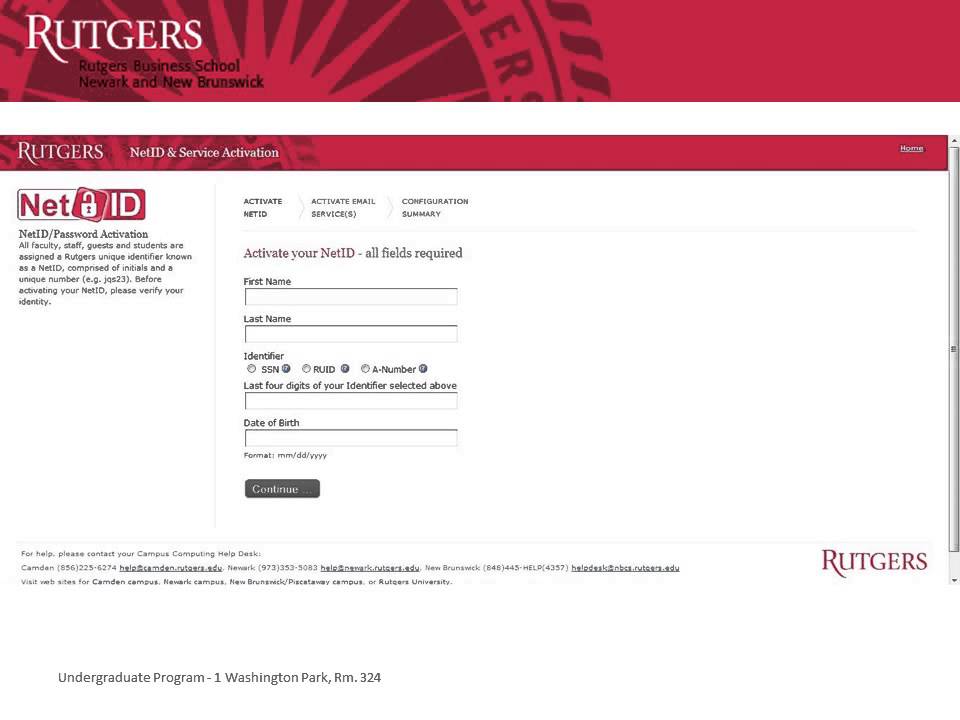 How to Create Your Net Id YouTube