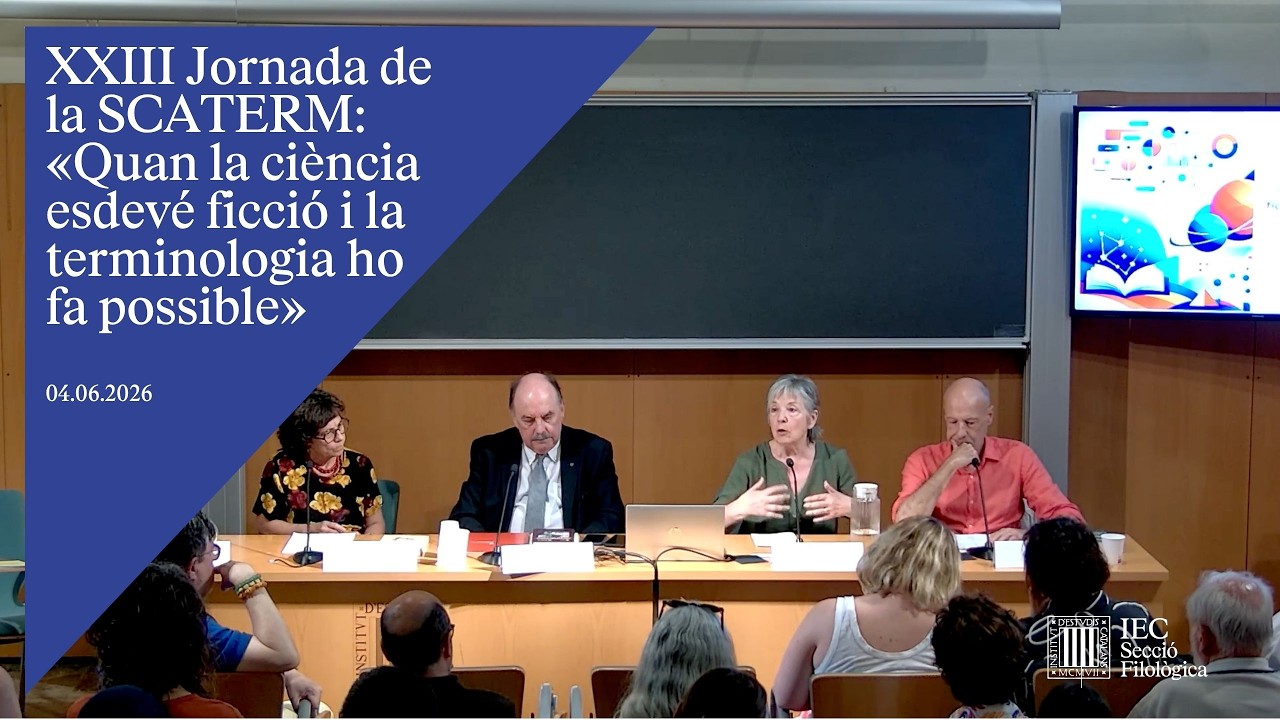 XXIII Jornada de la SCATERM: «Quan la ciència esdevé ficció i la terminologia ho fa possible»