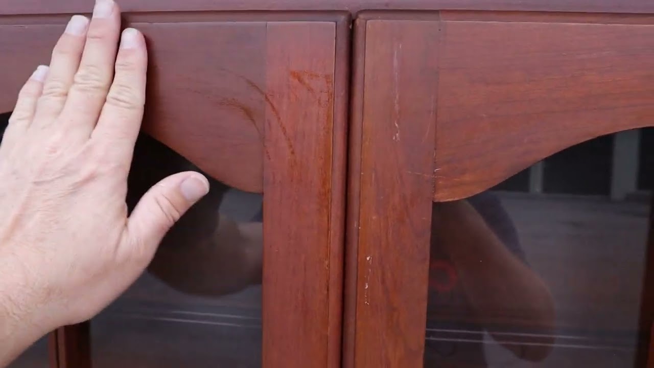 Small China Cabinet by Temple Stuart - YouTube