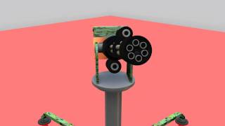 Cinema 4D minigun
