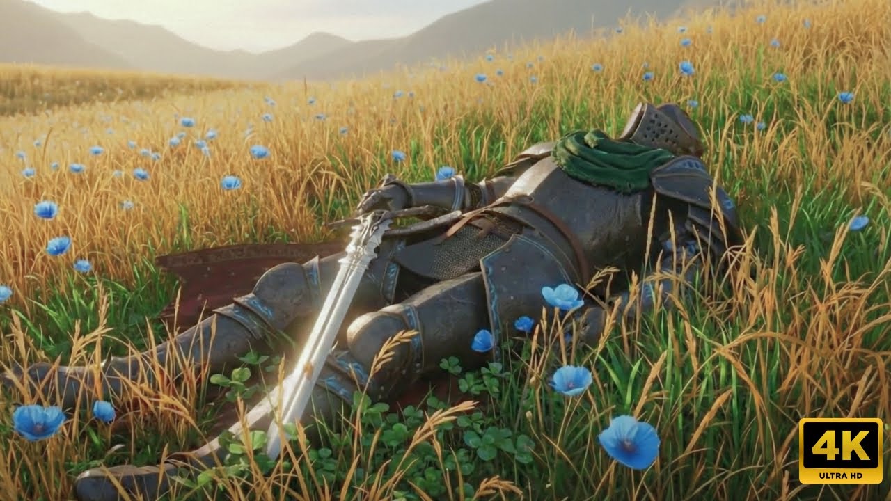 RELAXING WITH THE KNIGHT IN PEACEFUL LANDS || FANTASY MUSIC FOR RELAXATION AND STUDY