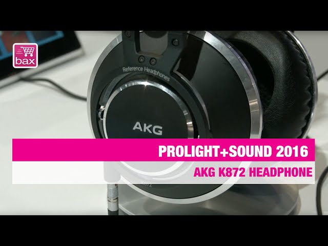 AKG K872 Headphone - Prolight+Sound 2016 - YouTube