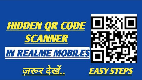 HIDDEN QR CODE SCANNER IN REALME 7/ 7 Pro/ 6/6 PRO ||  INBUILT QR CODE SCANNER || NO THIRD PARTY APP
