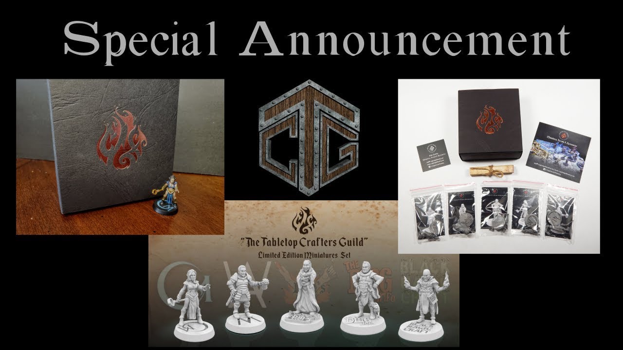 Tabletop Crafters Guild Masters' Special Announcement about Crippled God Foundry Minis YouTube