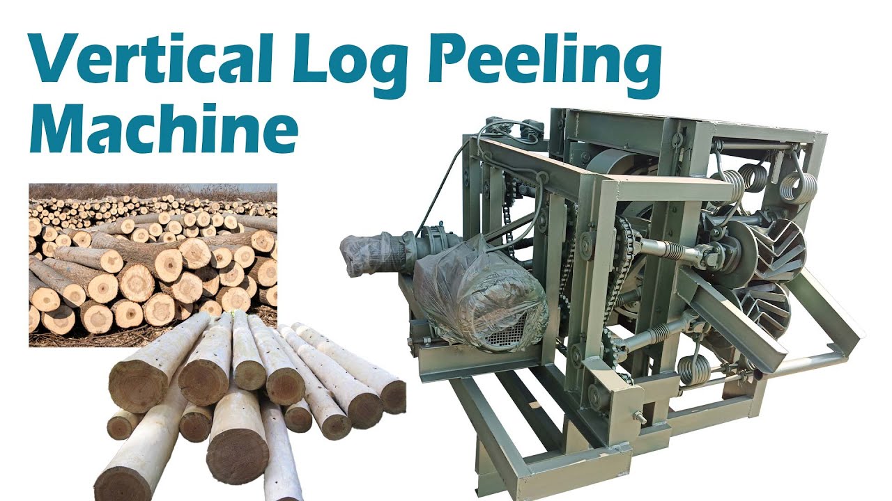Efficient Wood Peeling with Vertical Wood Peeler Machine HighSpeed
