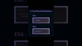 Javascript ES5 VS ES6 #fypシ゚viral #fyp #fypyoutube #youtube