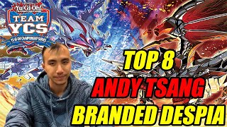 ANDY TSANG Top 8 YCS Vegas 2023 BRANDED DESPIA Deck Profile!