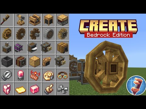 How to install CREATE mod in Minecraft Bedrock 1.26+