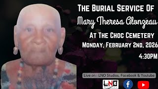 The Celebration Of The Life Of Mary Theresa Alonzeau
