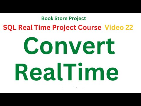 #22 SQL Real-Time Convert Example | Free SQL Real-Time Project Course | SQL Full Course in Telugu