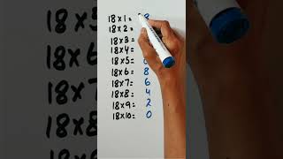 18 Times Table Trick