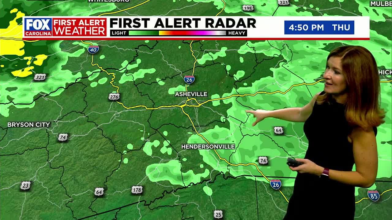 Cooler weather approaches with showers - YouTube