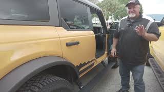 Rough Country Power Running Boards on 23 Ford Bronco review by C&H Auto Accessories #754-205-4575