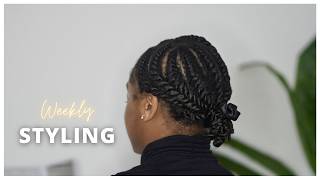 A look into my hair routine on the days I don't feel like doing my hair.