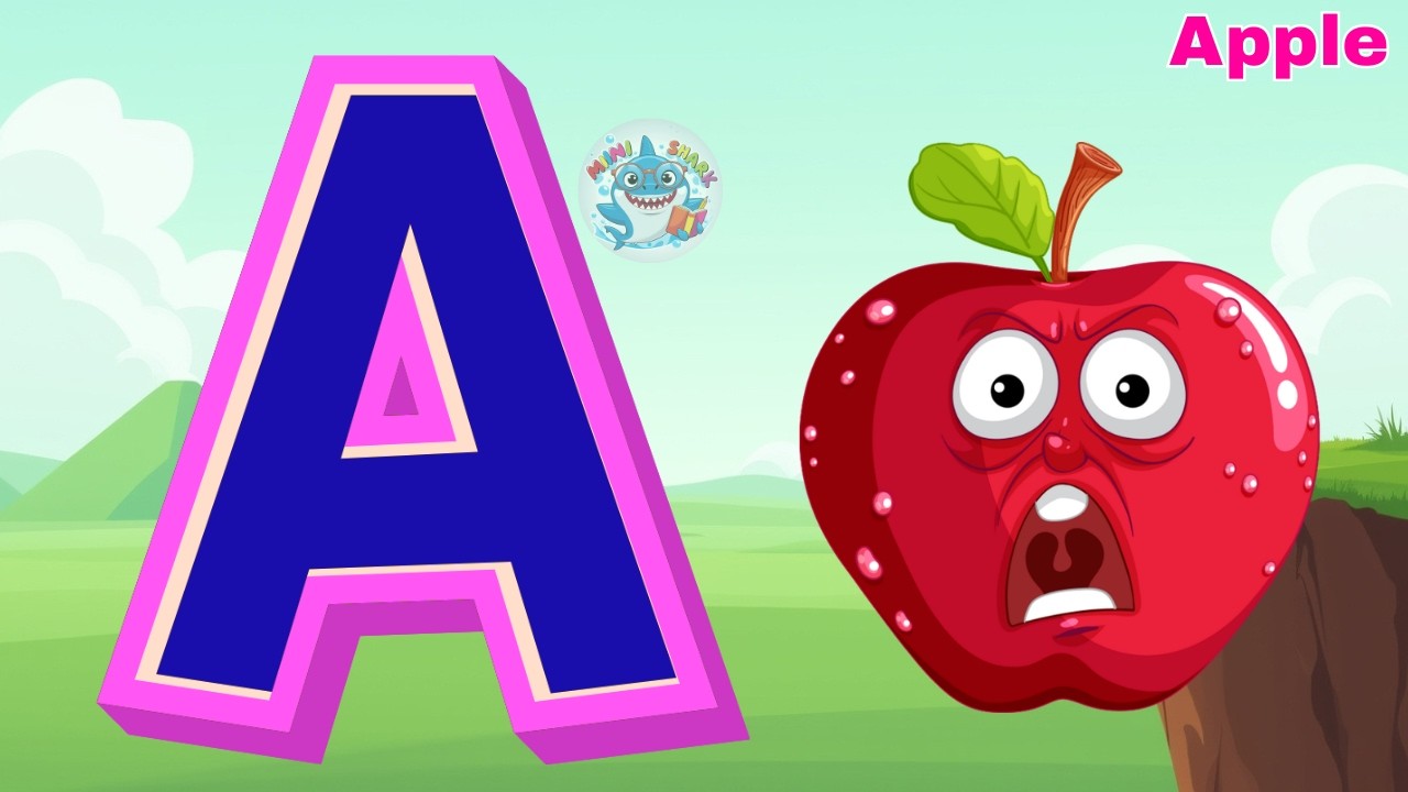 ABC Song 🌈 | Easy ABC Learning for Babies 👶 | Mini Shark 🦈