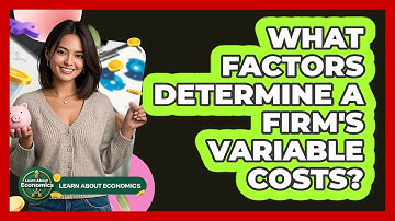 What Factors Determine A Firm