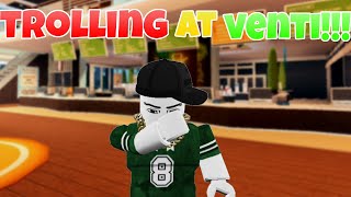 CASUING PAIN FOR WORKERS AT VENTI CAFE!!! (Roblox Trolling)