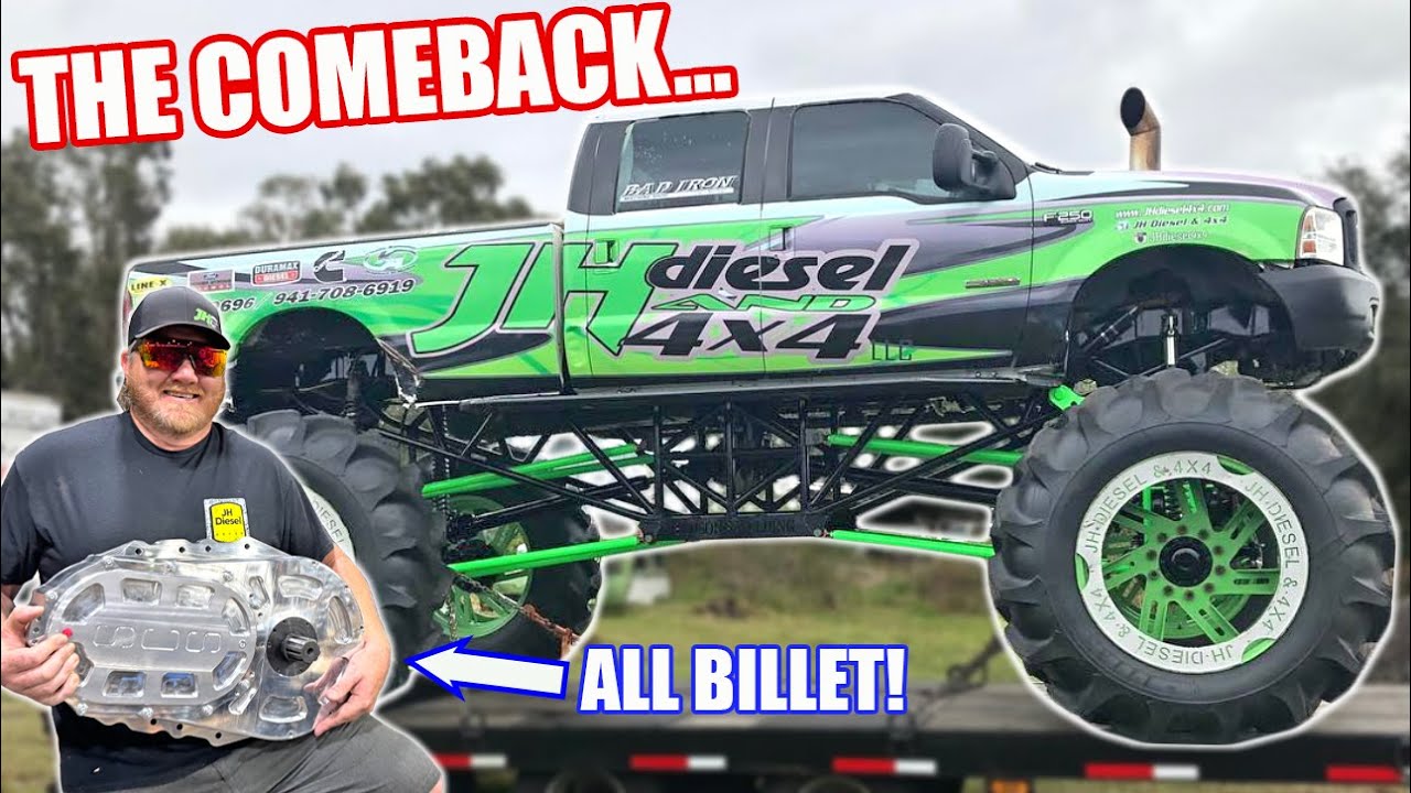 Our First Major Issue With The JH Diesel Mega Mud Truck Comeback....