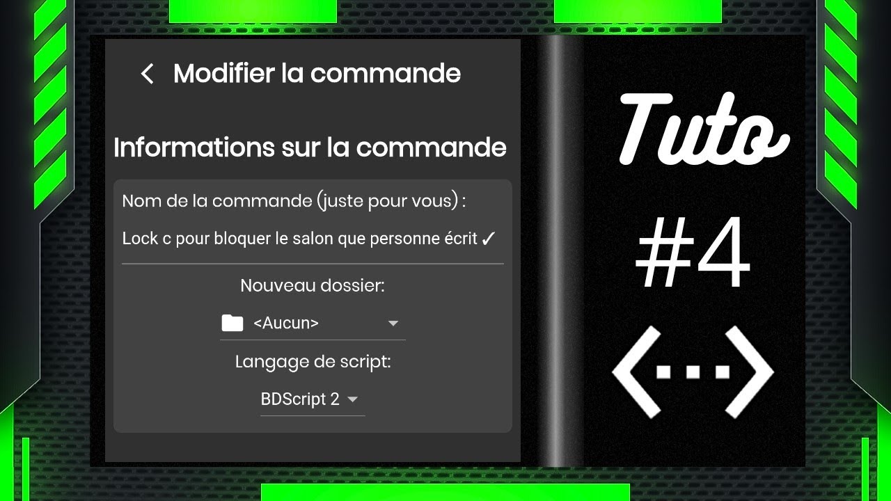 Lock command [Tutorial] ─ Bot Designer For Discord ─ Fr - YouTube
