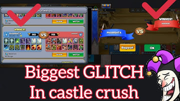 PROBLEM IN CASTLE CRUSH # BAD MOMENT # BIGGEST GLITCH IN CASTLE CRUSH GAME 2021
