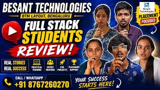 Full Stack Course Bangalore | Real Student Reviews 🚀 | Besant Technologies