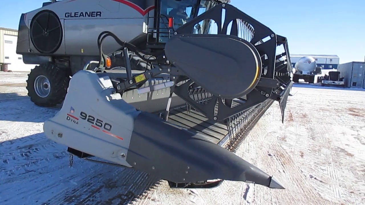 2014 AGCO 9250 40' Flex Draper Head YouTube