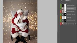 LSP   Santa Shush Digital Background Video Tutorial screenshot 4