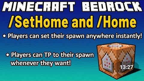 How to create /Spawn, /Home and /Sethome papers for a Minecraft Bedrock Factions Server