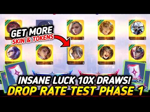 INSANE DROP RATES‼️32 FREE DRAW TOKENS (PHASE 1) + LUCKY BOX SKIN | Aspirants 5.0 SUPPLY! - MLBB
