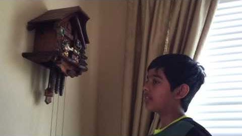 How to wind a cuckoo clock pt. 4