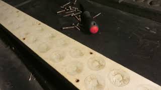 Pipe organ tubular pneumatic coupler repairs