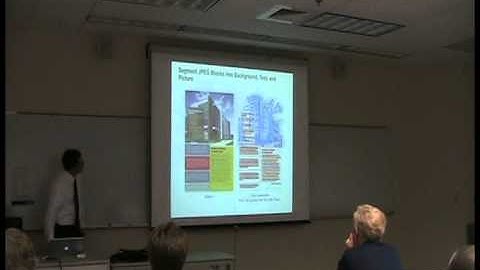 IEEE Denver Signal Processing Society: Model Based Imaging - JPEG Modeling by Charles Bouman