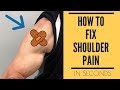 How To Fix Shoulder Pain in Seconds - This Works (Updated)