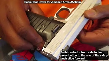 Jimenez Arms JA 9mm (basic tear down)