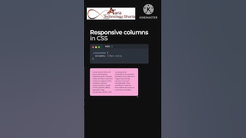 How to Create a Responsive 2 Column Layout with CSS #shorts #viralshorts #responsivecss #csstricks