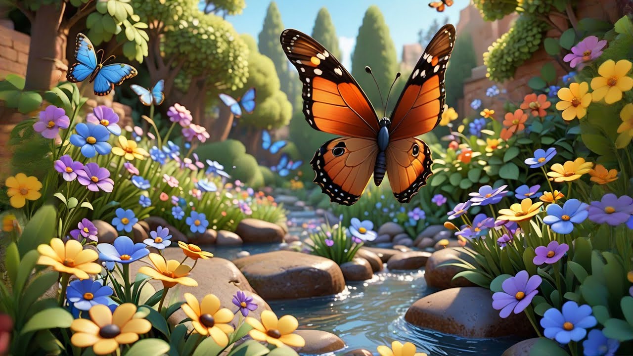 Butterfly Garden Song | Magical Butterfly Song for Kids | Sing Along in ...