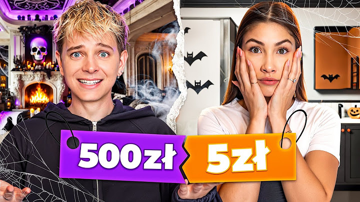HALLOWEENOWA METAMORFOZA POKOJU ZA 50ZŁ VS 500ZŁ 😱🎃 | Dominik Rupiński & Żaklina