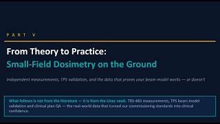 Small Field dosimetry SRS Essential