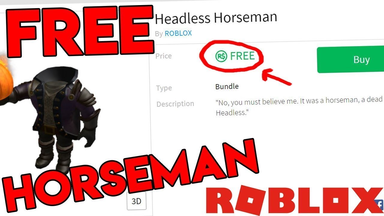 How to get the free headless head on Roblox YouTube