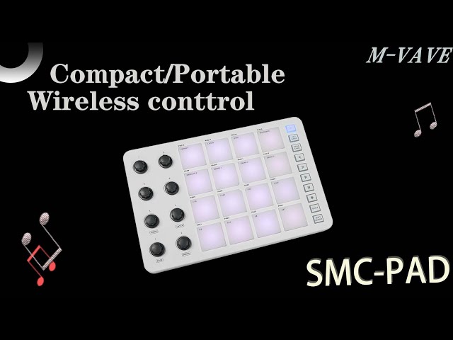 M-VAVE SMC-PAD Launch Pad USB-C Interface Portable Design